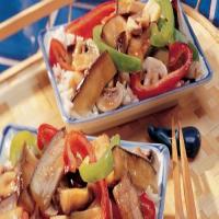 Stir-Fried Eggplant and Peppers image