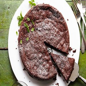 Flourless Chocolate-Mint Cake_image