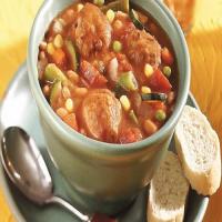 Slow-Cooker Meatball-Bean Stew image