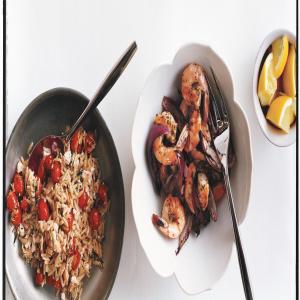 Grilled Oregano Shrimp image