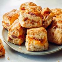 Layered Ham and Cheese Biscuits image