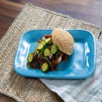 Korean-Inspired Sloppy Joes and Quick Pickles image