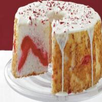 Candy Cane Angel Cake image