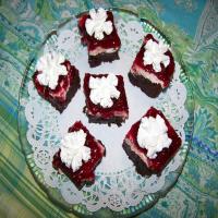 Raspberry Brownie Dessert_image