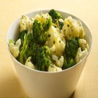 Cauliflower and Broccoli with Fresh Herb Butter image