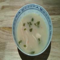 Spicy Chicken Soup With Hints of Lemongrass and Coconut Milk image