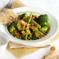 Indian bean, broccoli & carrot salad image