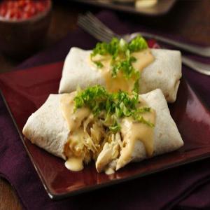 Slow Cooker Cheesy Chicken Sour Cream Burritos_image