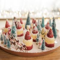 Cheery Cheesecake Santa Hats image