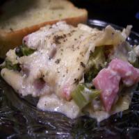 Ham and Broccoli White Lasagna image