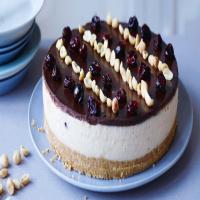 Peanut Butter and Sour Cherry Cheesecake Recipe image