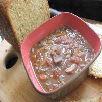 Mushroom Lentil Soup (Crock Pot) image