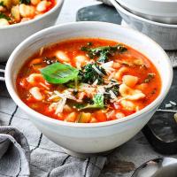 Classic minestrone soup image