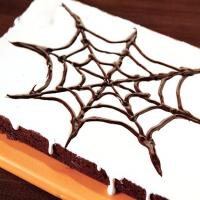 BAKER'S® ONE BOWL Spider Web Brownies image
