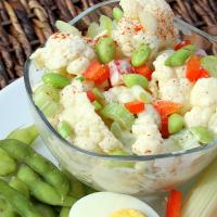Healthy Cauliflower and Edamame Salad image
