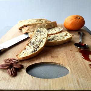 Pecan and Date Syrup Biscotti image