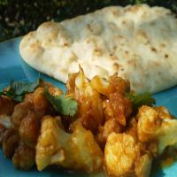 Indian Spicy-Sour Chickpeas With Cauliflower image