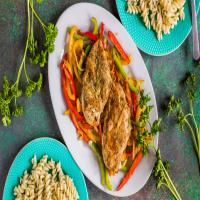 Balsamic Chicken Breasts With Peppers and Onions_image