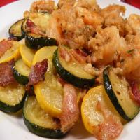 Summer Squash With Bacon_image