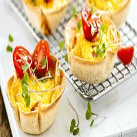 Little ham and cheese wrap tarts_image