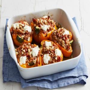Stuffed Peppers with Wheat Berries_image