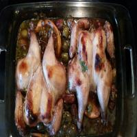 Moroccan Style Balsamic Cornish Game Hens image