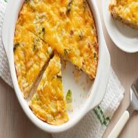 Skinny Impossibly Easy Chicken and Broccoli Pie image