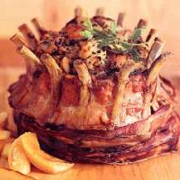 Crown Roast of Pork with Apple Stuffing image
