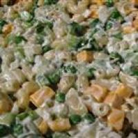 Sour cream Cheddar macaroni Salad Recipe - (4.5/5) image