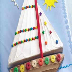 Sailboat Cake image