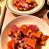 Quick and Easy Ham with Sweet Potatoes image
