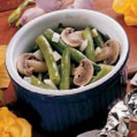 Fresh Green Beans with Mushrooms_image