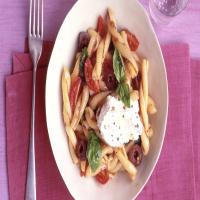 Gemelli with Tomatoes, Olives, and Ricotta_image