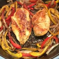 Chicken and Peppers with Balsamic Vinegar image