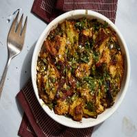 Buttered Stuffing With Celery and Leeks image
