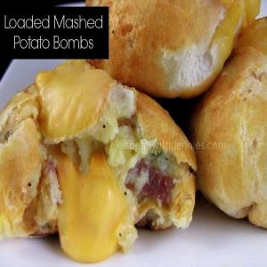 Loaded Mashed Potato Bombs (w/ leftover mashed potatoes)!_image