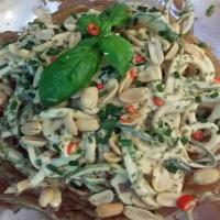 Cucumber, Zucchini Noodles With Spicy Peanut Sauce_image
