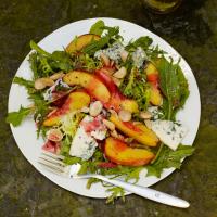 Nectarine and Blue Cheese Salad with Plum Vinaigrette_image