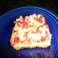 Norwegian Lingonberry Cake With Streusel Topping image