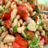 Dilled White Bean and Grape Tomato Salad image