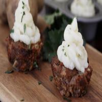 Meatloaf Cupcakes with Mashed Potato Icing image