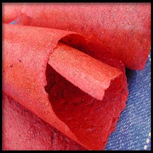 Passion Strawberry Fruit Leather - Dehydrator Roll-Ups image
