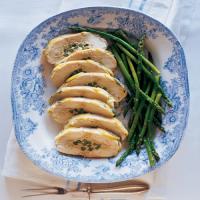 Salt-Baked Chicken Breast Stuffed with Asparagus image