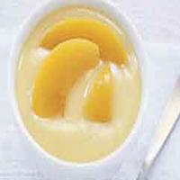 Peaches and Cream Pudding image
