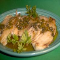 Broiled Fish With Buttery Caper Sauce image