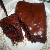 Chocolate Fudge Cherry Cake image