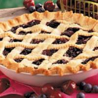 Cherry Blueberry Pie image