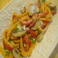 Cooked Bell Peppers & Mushrooms_image