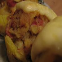 Ham & Cheese Baked Potatoes image