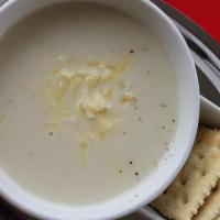 Cauliflower and White Cheddar Cheese Soup_image